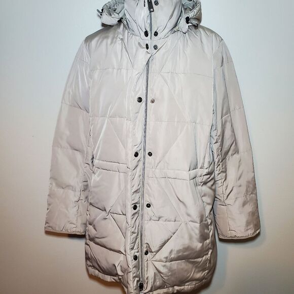 Lands' End Women's Down Filled Puffer Coat Size L - Picture 4 of 14
